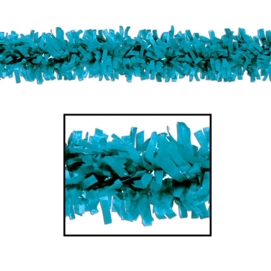 Beistle 25ft. Turquoise Tissue Festooning, 2ct.
